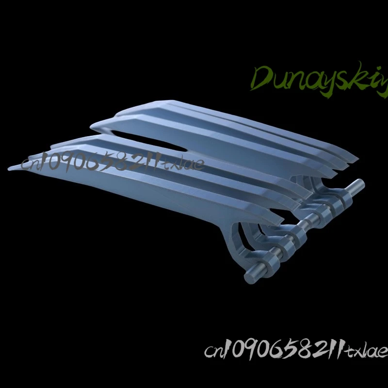 أنيمي الشرير الذئب فروي تأثيري طويل باو مخالب Furrsuit ثلاثية الأبعاد حمض البوليلاكتيك اكسسوارات هالوين عيد الميلاد لعب الأدوار الدعائم الطرف