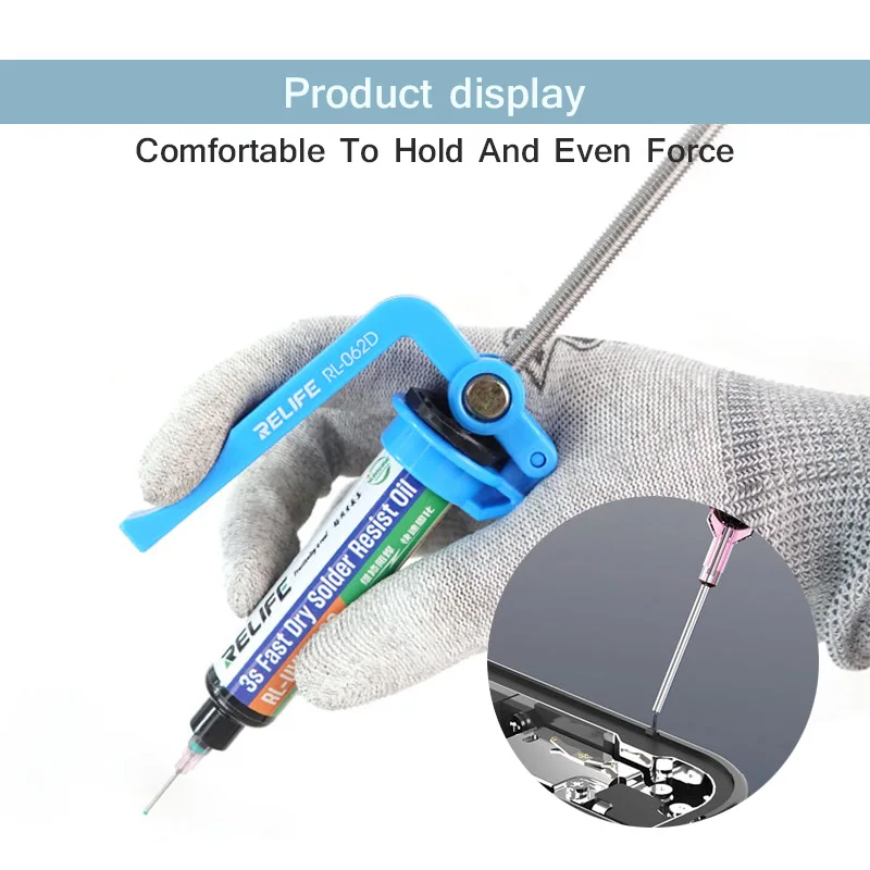 เครื่องมือใช้ในการขับเคลื่อนด้วยตนเองกาวประสานสำหรับงานเชื่อม5-10CC หลอดฉีดยา RL-062D