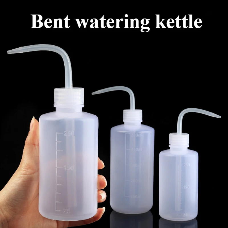 250/500/1000ml Curved Spout Bottle Sharp Spout Watering Bottle Tool With Scale Squeeze Bottle Succulent Watering Gardening Tools