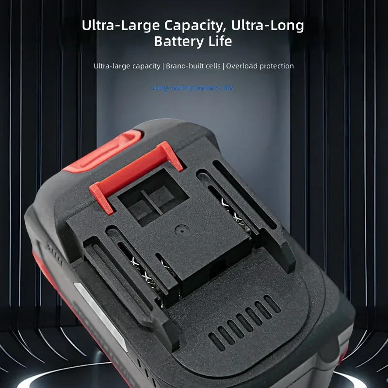 For Makita 18650 Lithium Battery Compatible with 18V 21V Electric Wrench Car Wash Gun Electric Chain Saw Power Tools
