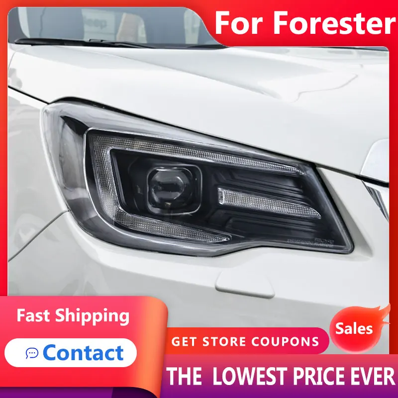

Фары для Subaru Forester LED 2013-2016: Светодиодные фары, ДХО, сигнальные линзы-проекторы, автомобильные аксессуары