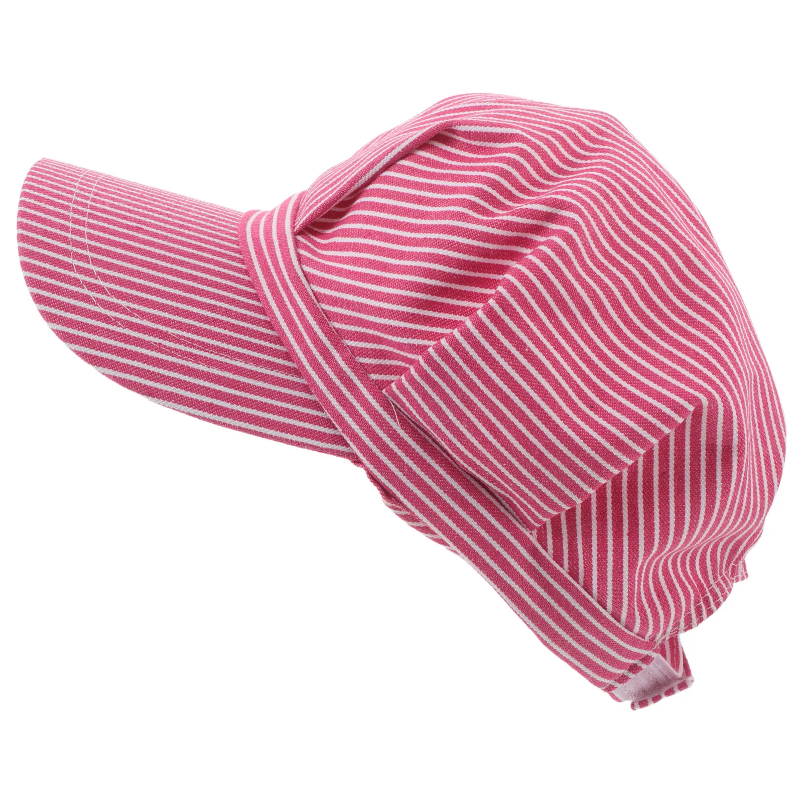 Gorra de Ferrocarril Ajustable con Rayas, Gorra Clásica Octogonal de Conductor de Ferrocarril, Gorra de Disfraz de Ingeniero de Tren Unisex para Adultos