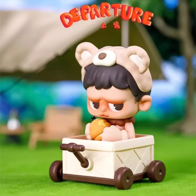 MONBOO THE CAMPING DAIRY Series Blind Box Mystery Box Dolls Kawaii Action Anime Figure Blind Box Toys Gift