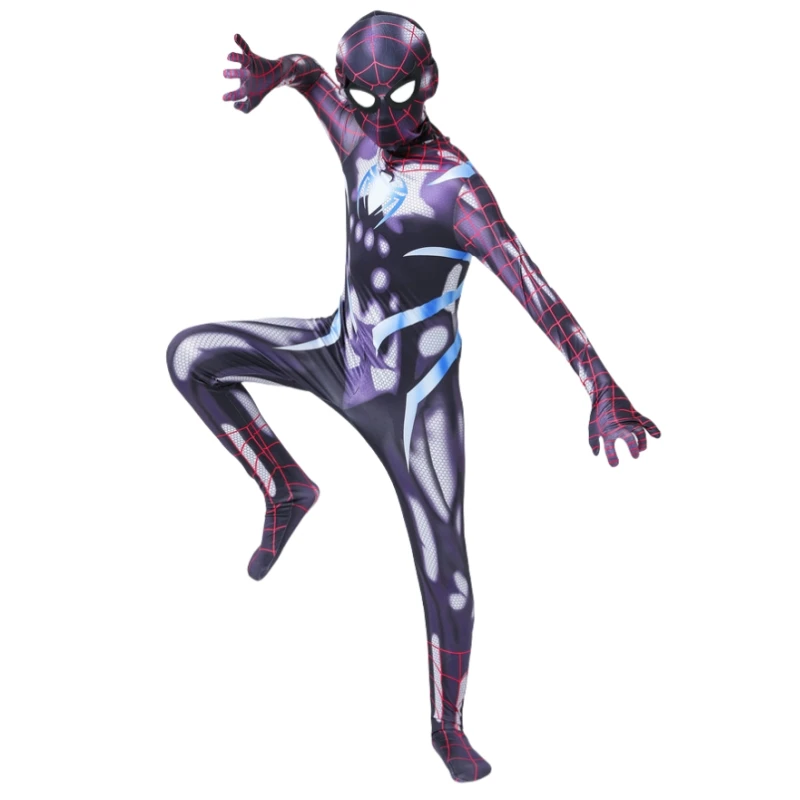 SpiderMan Cosplay Costume Superhero Bodysuit Spider-man Jumpsuit Halloween Costumes for Child Kids Adult
