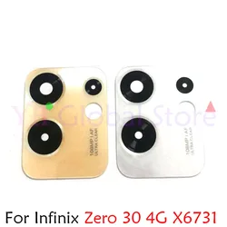 5PCS For Infinix Zero 30 4G X6731 X6731B Back Rear Camera Lens Glass Cover With Adhesive Sticker Repair Parts