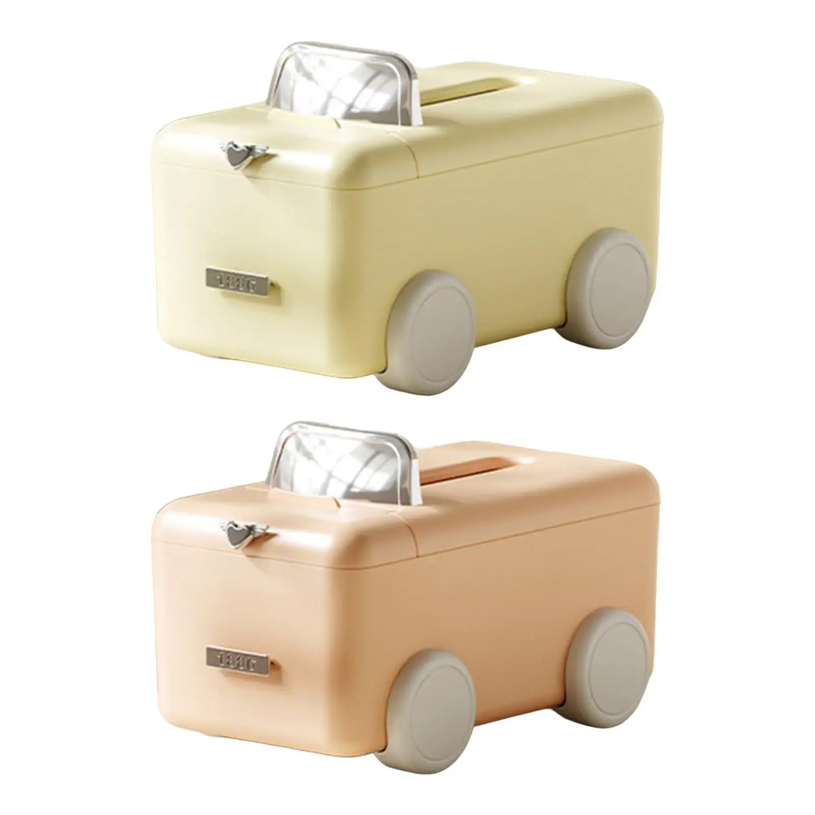 Car Shaped Tissue Box Cover Creative Decor Ornament Table Centerpiece Storage Napkin Case for Bar Cafe Living Room Dorm Bedroom