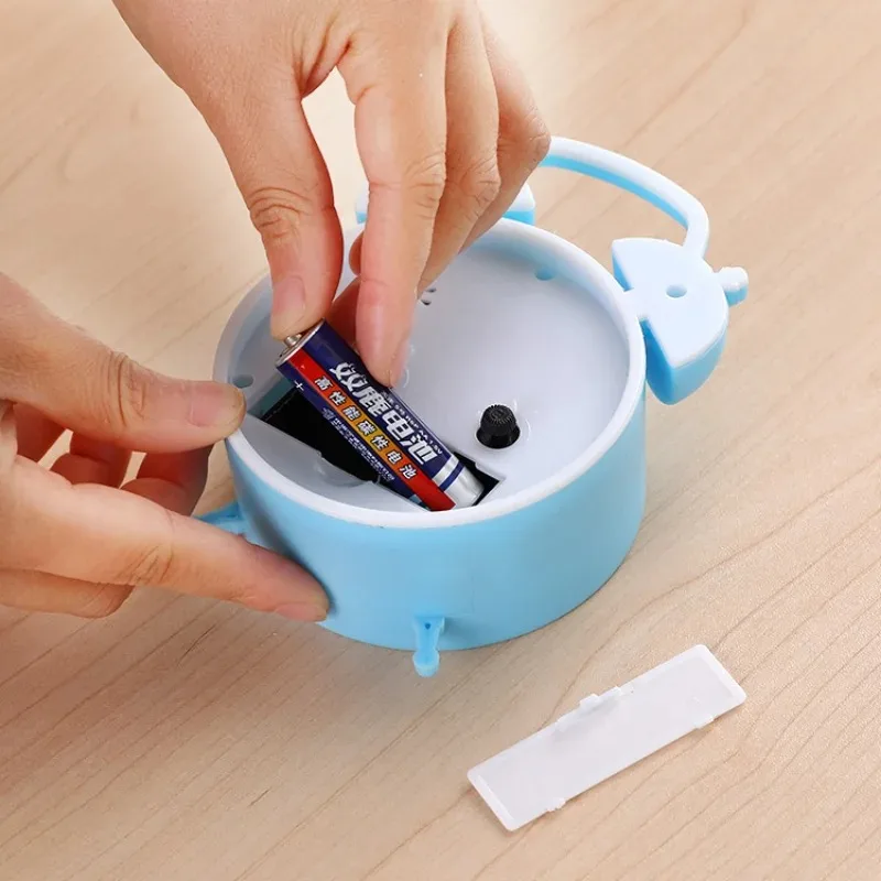 Creative Mute Pointer Alarm Clock Multifunctional Bedroom Living Room Small Clock Can Hang Simple and Personalized Alarm Clock