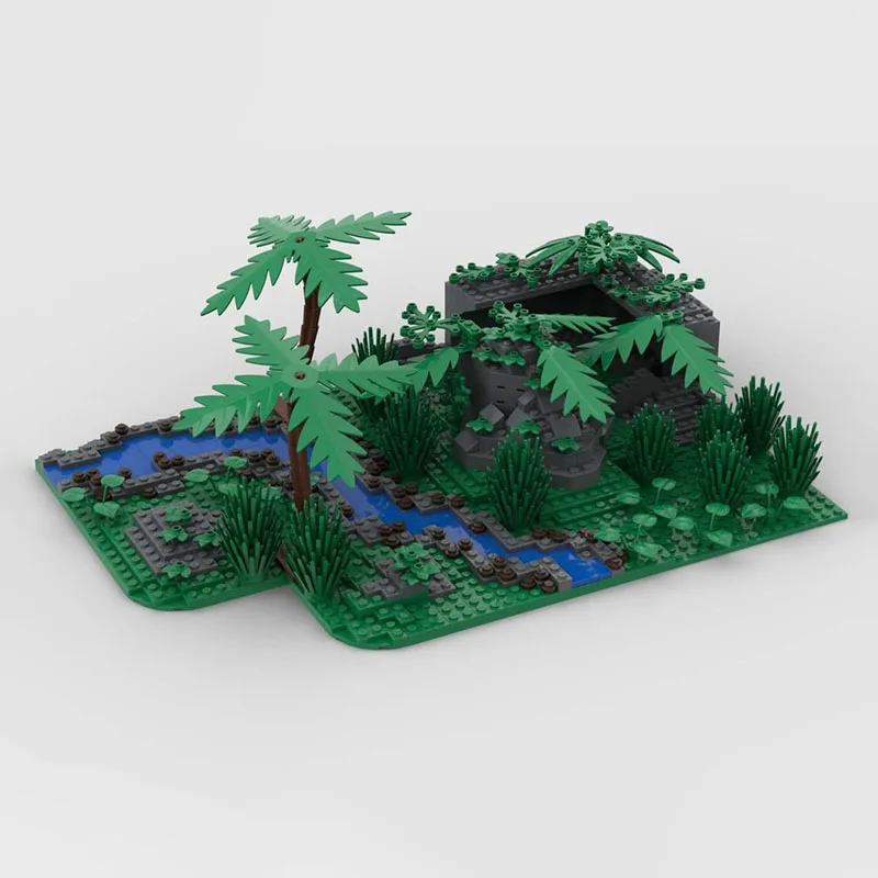 City Street View Moc brique de Construction modulaire Jungle modèle de survie extrême blocs technologiques noël bricolage jouet Construction cadeaux