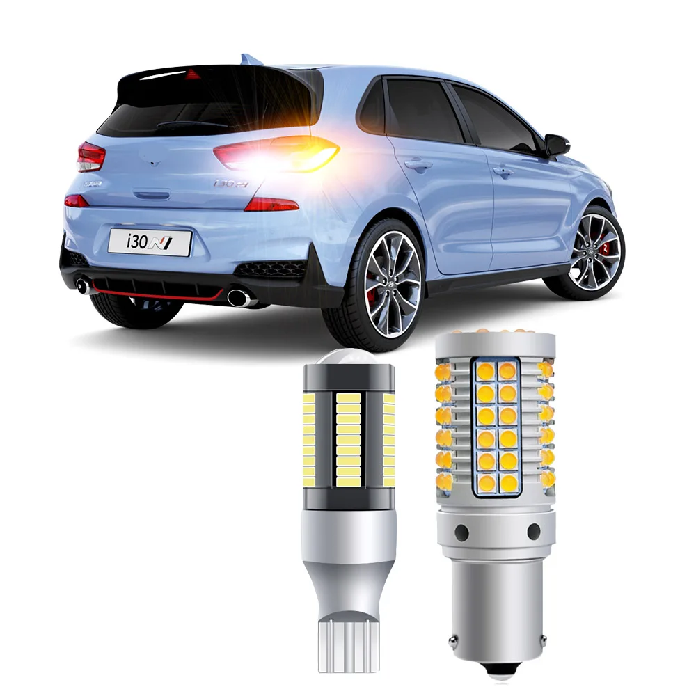 Żarówki LED do kierunkowskazów tylnych i świateł cofania CANBUS do HYUNDAI I30N I30 N Hatchback Fastback Sedan 2018-2026
