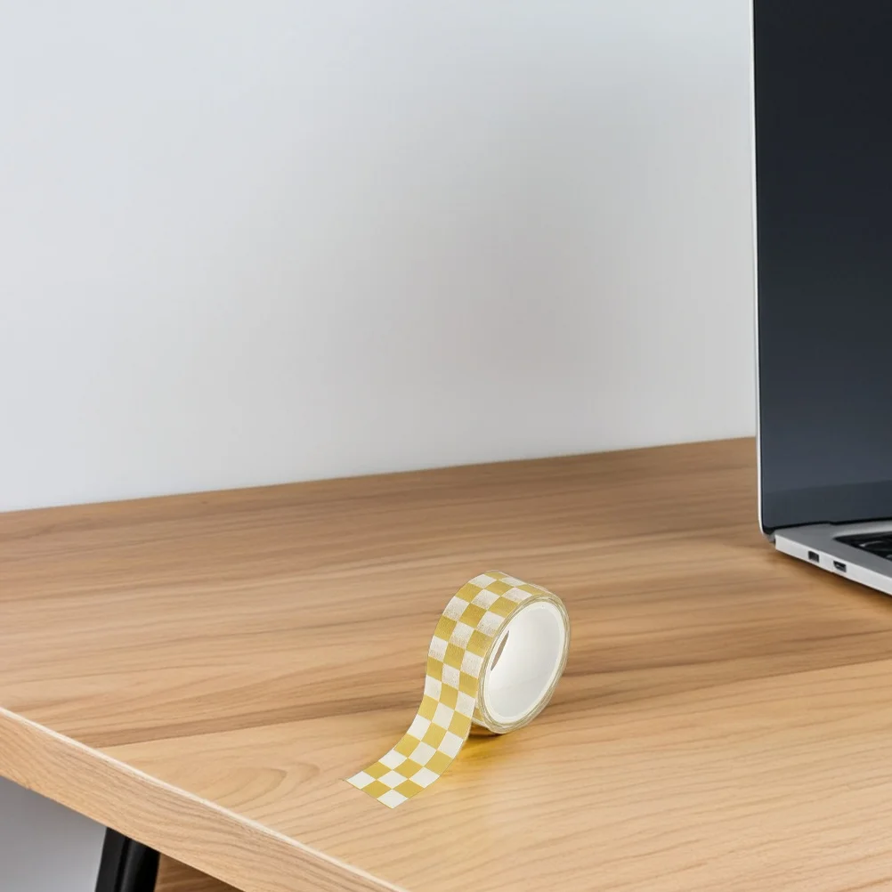 

KICHOUSE 5 Rolls Square Decorative Tape Cute Journaling Scrapbook Planner Aesthetic Paper Supplies Retro Sticker