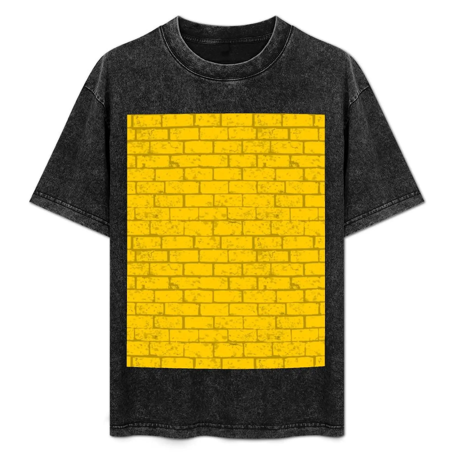 

yellow brick T-Shirt hippie clothes quick drying Louboutins graphic t shirt vintage mens fashion