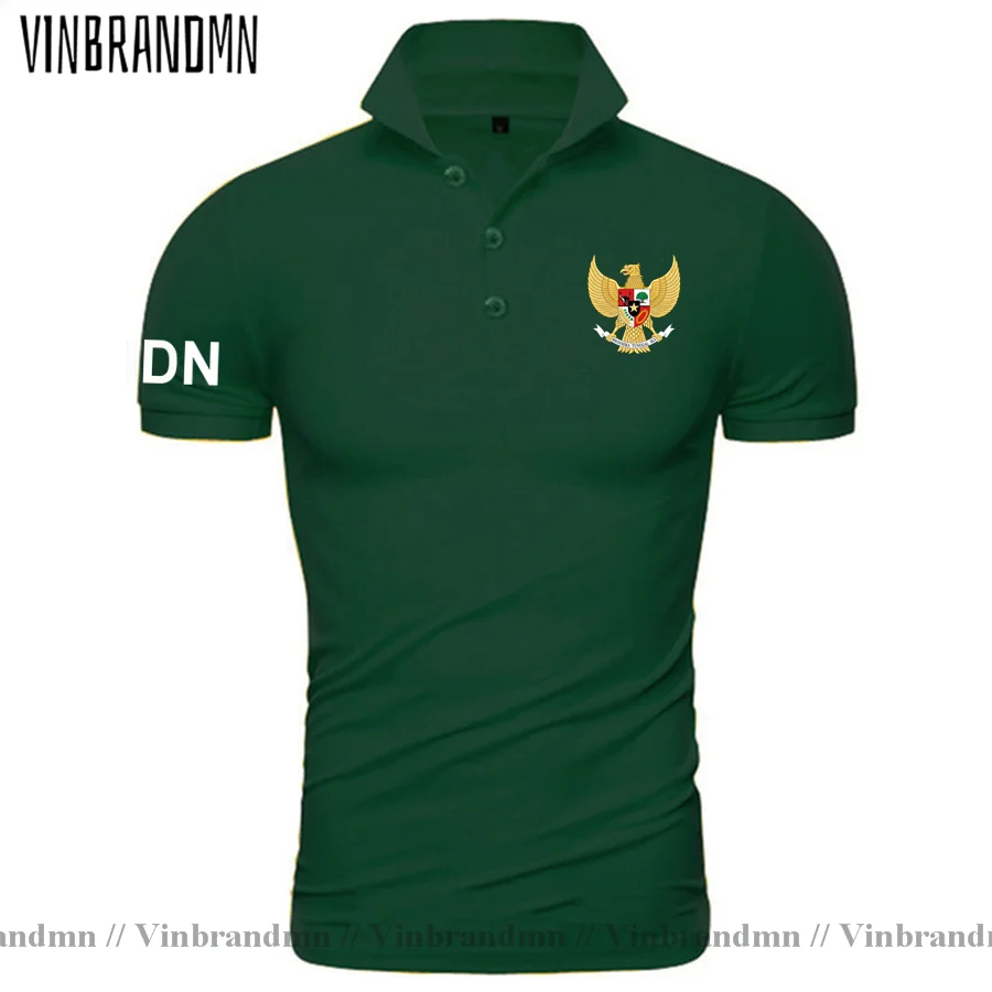 Indonesia Indonesian IDN ID Polo Shirts Men Short Sleeve Classic Brands Printed For Country 2023 Cotton Nation Team Flag Newest