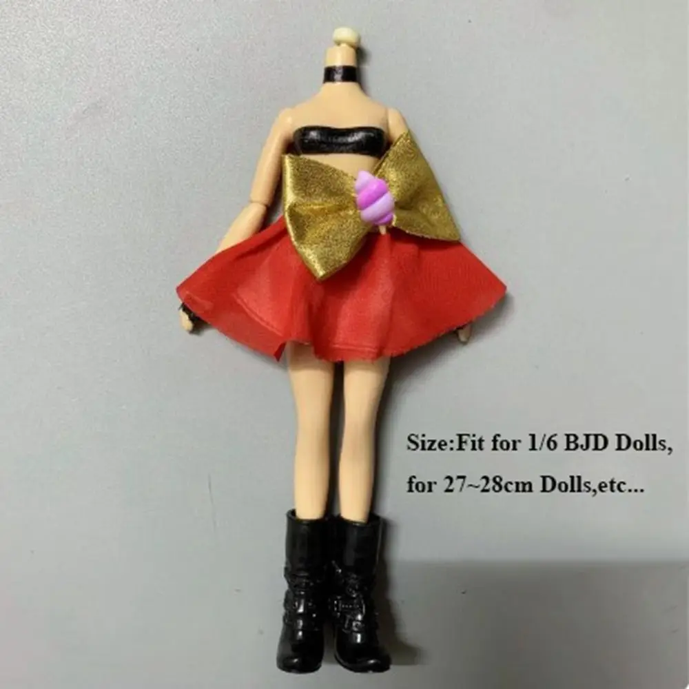 Fashion Doll T-shirt Skirt Casual Wears Cute Party Outfit Clothes Kids Toys DIY Accessories for 1/6 BJD 27~28cm Doll
