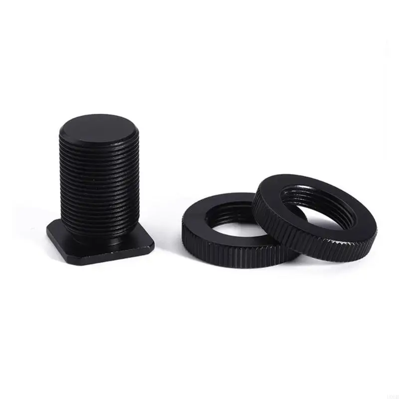 

Double Nut Cold Shoe Mount 5/8 to 1/4 Screw Holder for Action DSLR Camera