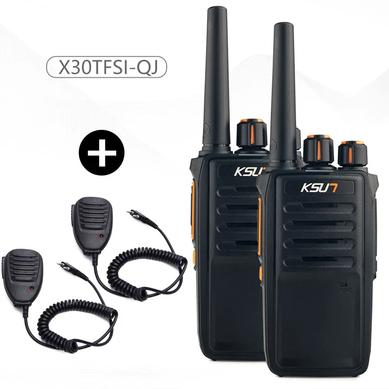 Walkie Talkie 2pcs Included Handy Portable Uhf Radio Transmitter Ham Two-way Radio Stations Mini Communicator KSUN 2020 QJ