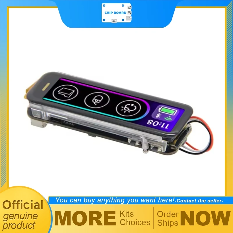 

T-Display-Bar ESP32-S3 Dev Kit, 2.25in RGB LCD, BHI260AP AI Sensor, IMU, Embedded Module