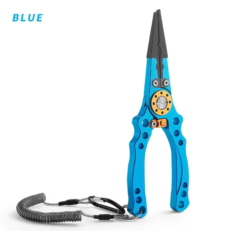 Fishing Pliers Long-mouth Tungsten Steel Fishing Line Shears Inducing Erbium Open-loop Hook-off Multifunctional Tool