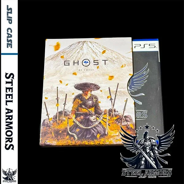 Ghost Of Yotei Classic Edition PS5 Slip Case SteelArmors (Customization,Steel case,Game CD not included)