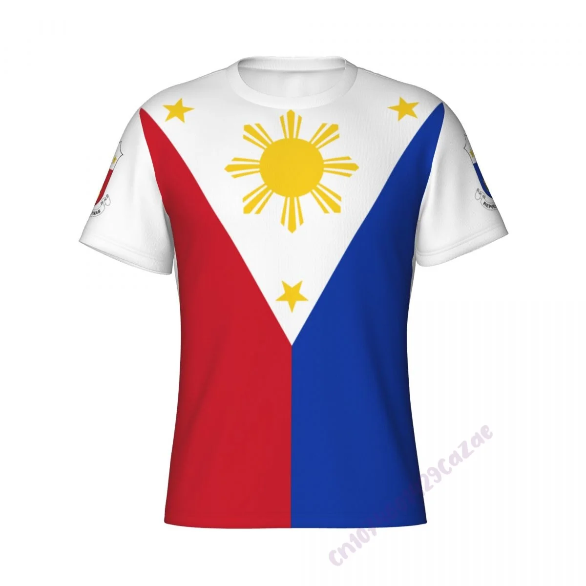 Philippines Flag 3D T-shirt Men Running Sport Skinny Short Tee Shirt Male Gym Fitness Bodybuilding Workout Tops Clothing