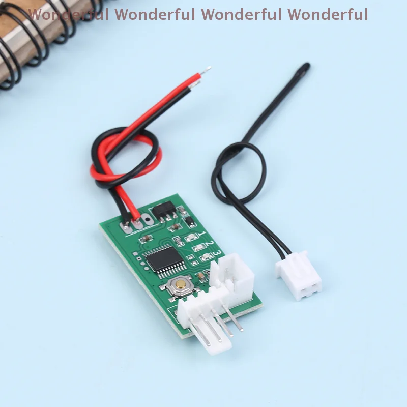 

Регулятор скорости вентилятора корпуса компьютера в 1/3/5 шт., ШИМ-контроллер постоянного тока 12 В со встроенным датчиком температуры