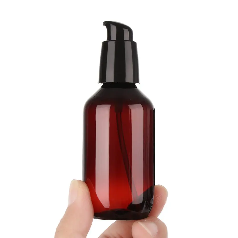 Shampoo Shower Gel Brown Pump Container Hand Sanitizer Soap Dispenser 100ml-500ml Liquid Storage Container Home Bath Supplies