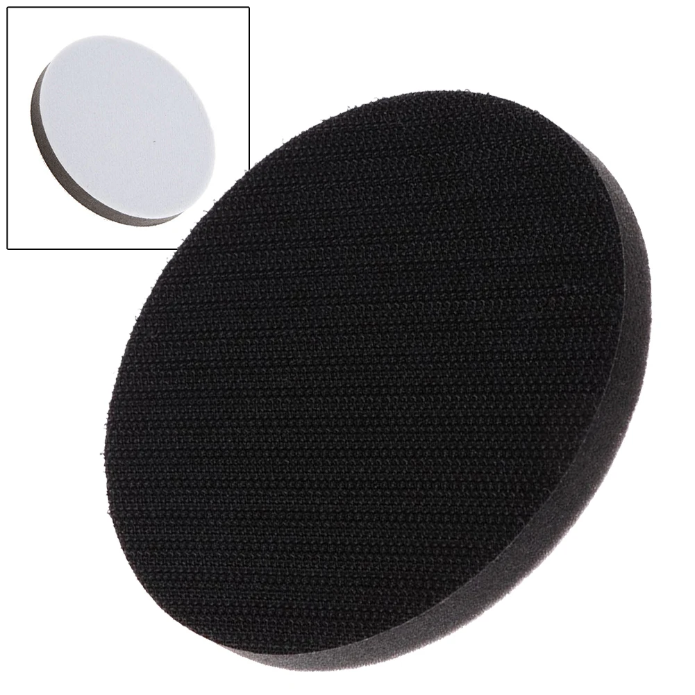 5 Inch Klittenband Soft Foam Interface Schuren Disc Sander Buffer Backing Pad Schuurschijven Schuurmiddelen