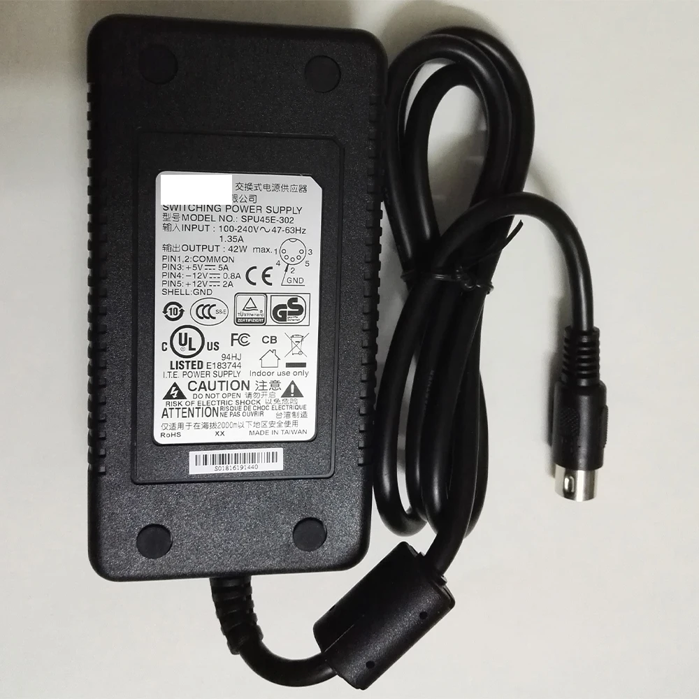 Power Supply Adapter SPU45E-302 5pin For SINPRO