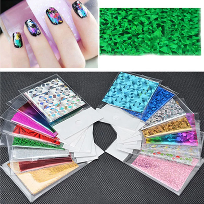 4cm*30cm Transfer Foil Nail Art Star Design Sticker Decal For Polish Care DIY Colorful Nail Art