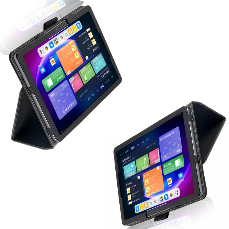 PU Leather Cover for TCL TABMAX 10.4 Teclast T40 T40S T40 Air Plus 10.4 Inch Tablet Case with Hand Holder Grip Shell
