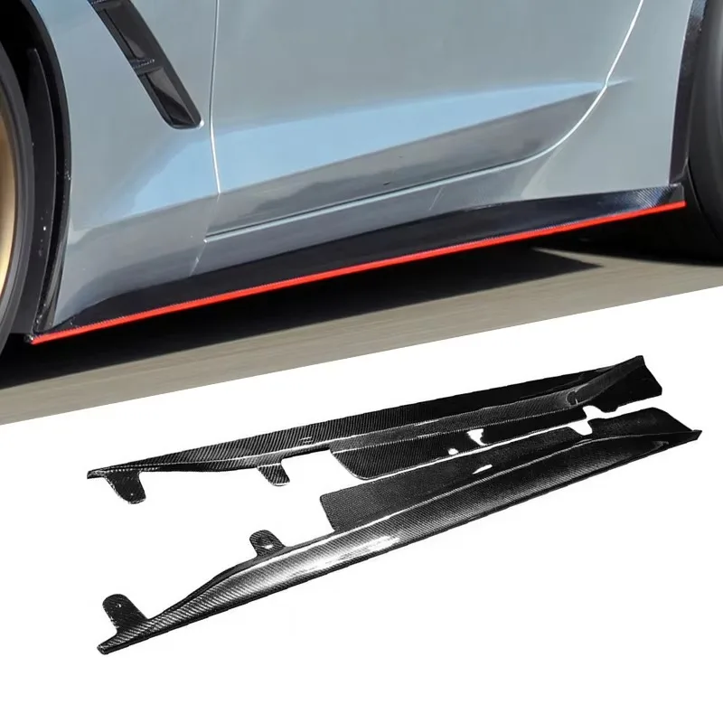

Боковые юбки из углеродного волокна с летающими крыльями для Chevrolet Corvette Convertible C7 Z06