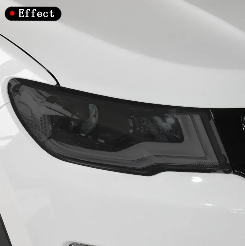 

For Jeep Compass 2017 2018 2019 Car Exterior Headlight Anti-scratch Front Lamp Tint TPU Protective Film Cover Accessories Sticke
