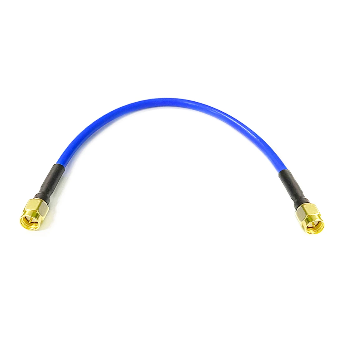 SMA Male to SMA Female/Male Connector Adapter RG402 Semi Flexible Coaxial Cable 0.141" 50 Ohm Blue Jack 20cm/30cm/50cm/100cm