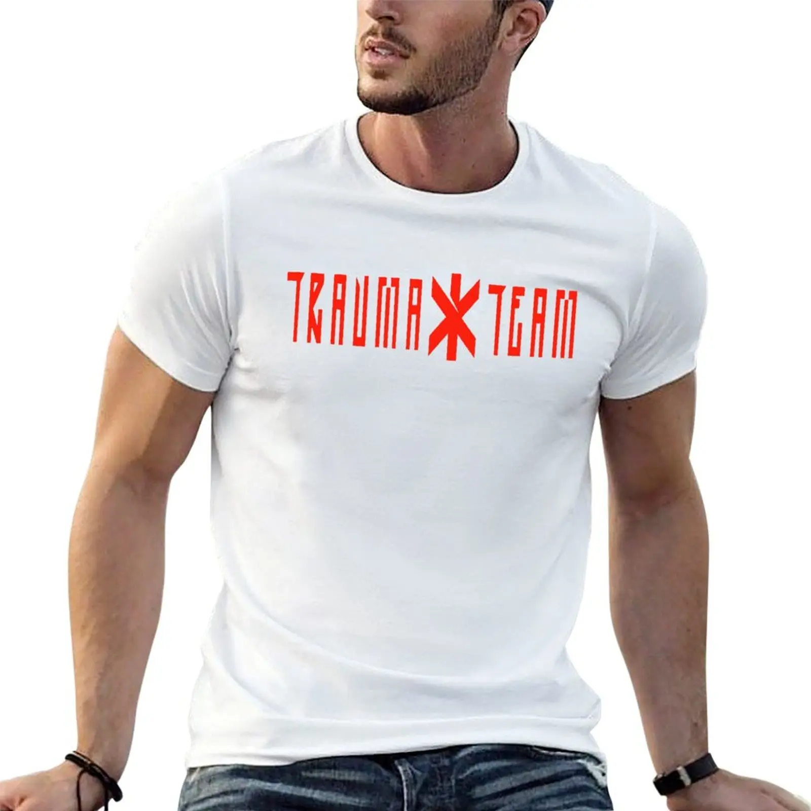 Trauma Team T-Shirt man graphic t shirt cotton t shirts man 100% graphic t shirts for man T-shirt