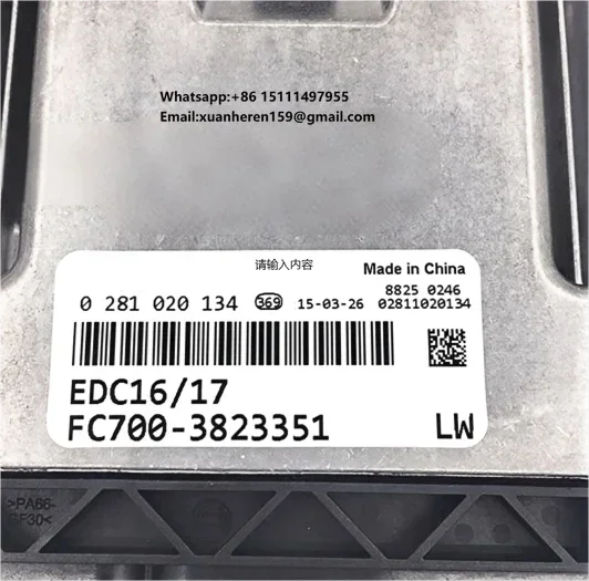 0281020134 ECU Electronic Control Models Bo Sch Original for FOTON FAW DACHAI