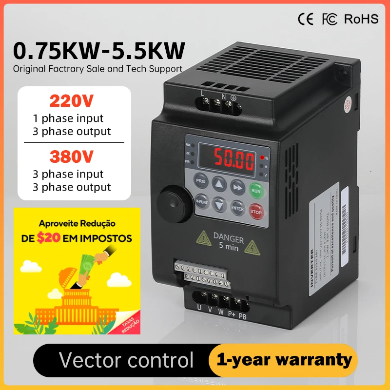 220v-1-3ph-380v-3-3ph-economical-vfd-inverter-variable-drive-converter-075kw-15kw-22kw-4kw-55kw-motor-speed-controller