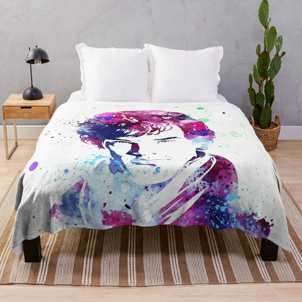 

benedict cumberbatch sherlock Throw Blanket Heavy Soft Plaid Soft Beds for winter Blankets