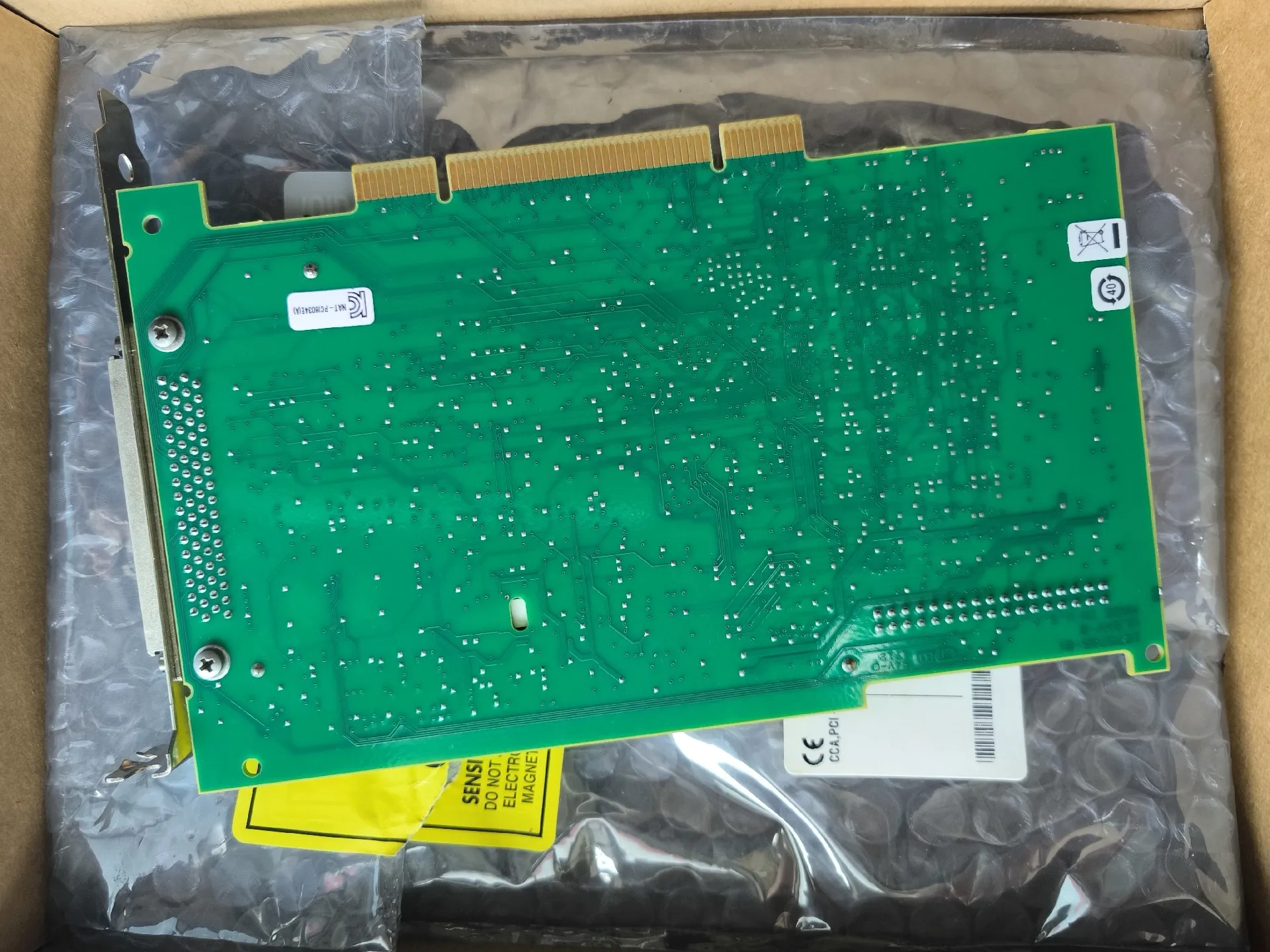 NI PCI-6034E Data Collection Card, Brand New Unpacking, Physical Picture, Only One