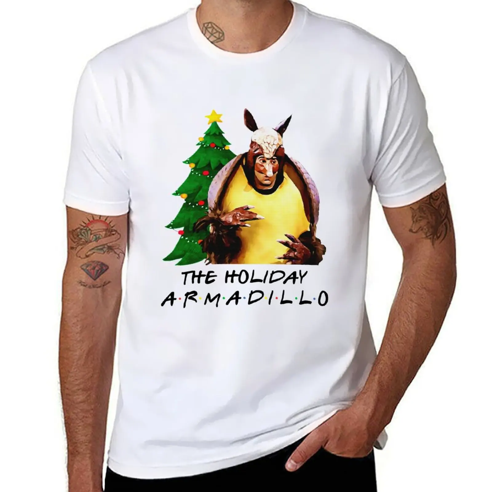 

The Holiday Armadillo Family Christmas Costume Set Christmas TShirts Trending T-Shirt man t shirt heavy cotton T-Shirt