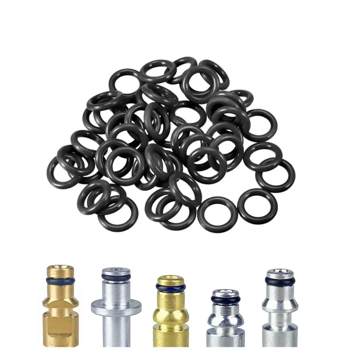 20Pcs NBR Rubber O-Ring Seal Gasket Replacement Parts for High Pressure Washer Hose Plug