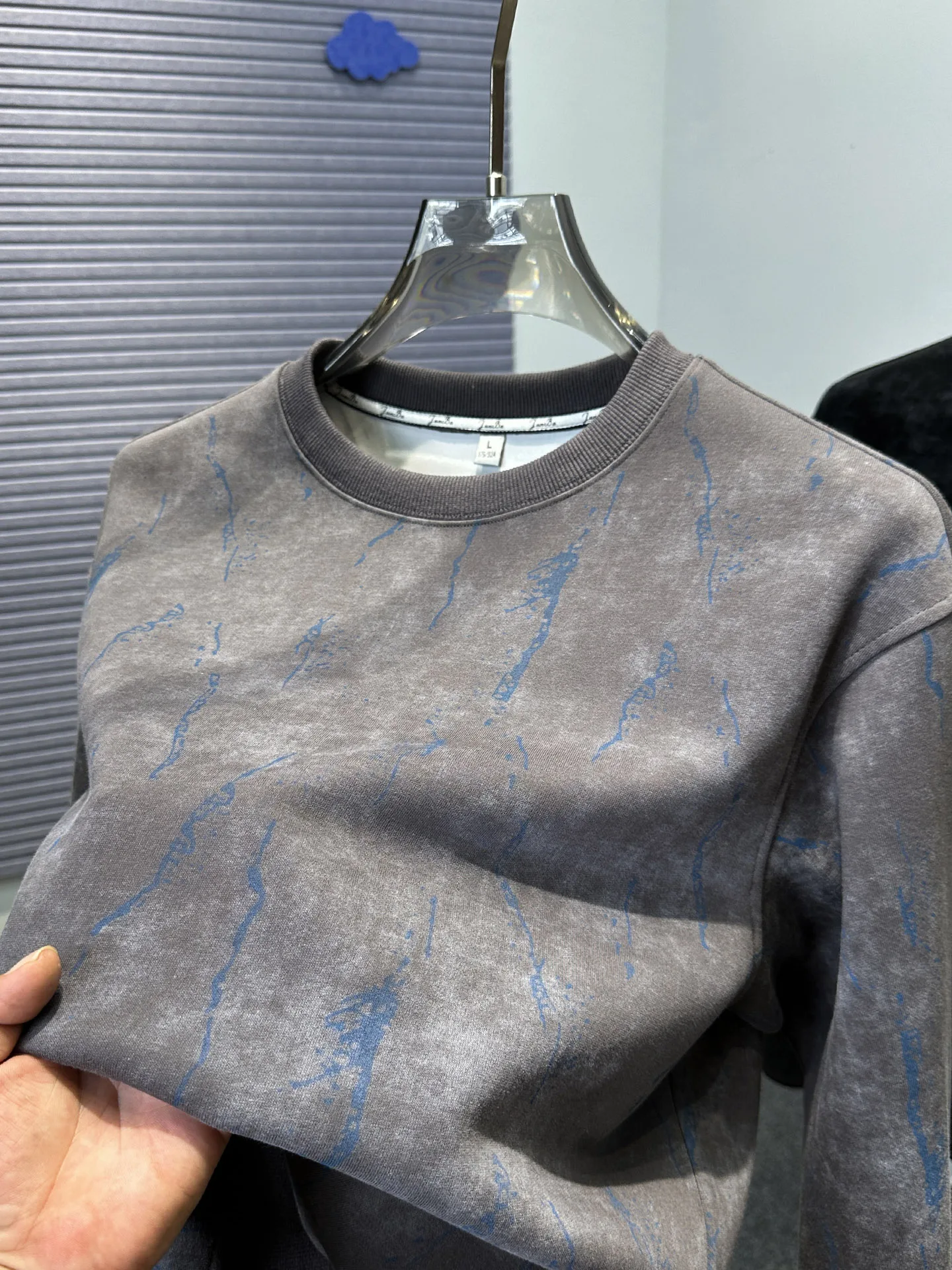 

Мужская толстовка с принтом в стиле ретро, с длинными рукавами и круглым вырезом, повседневная, свободного кроя, модная верхняя одежда для осени и зимы