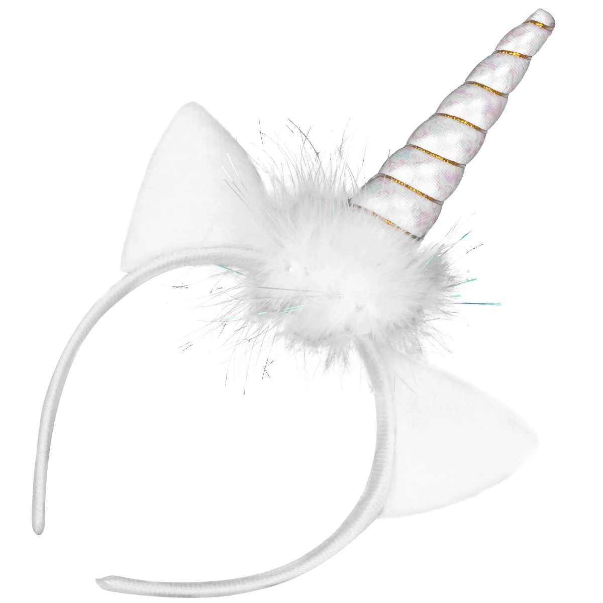 

Повязка на голову с единорогом, светящаяся повязка для волос, обруч с кошачьими ушками, белая ткань с подсветкой, светодиодная детская вечеринка, аксессуары принцессы с героями мультфильмов