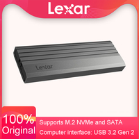 Original Lexar M.2 NVMe E350 SSD Mobile External Hard Disk Case ssd for 2230 / 2242 / 2260 / 2280 Type C Enclosure USB 3.2 Gen 2