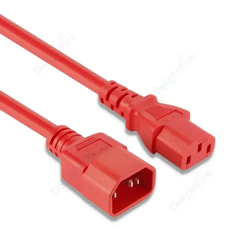IEC320 C13 C14 Power Supply Cable 0.5/1/3m IEC C14 to C13 AC Power Extension Cord For PDU PC Computer Monitor AC Outlet Adapter