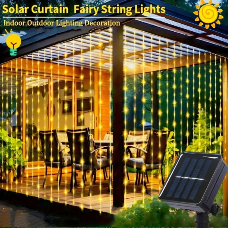 Solar Curtain Light…