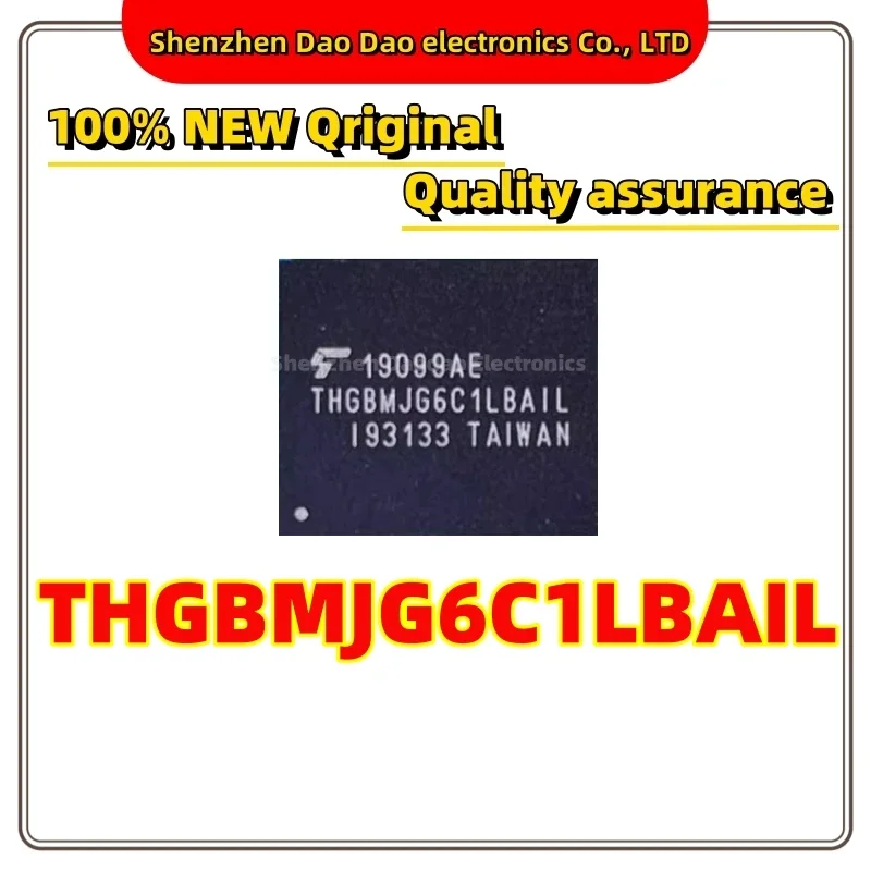 

THGBMJG6C1LBAIL FBGA-153 8GB EMMC 5.1 memory chip New original