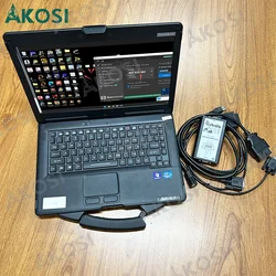 Ready to use CF53 Laptop+For Kubota Diagmaster Diagnosis Agricultural Machinery Tractor Truck interface Diagnostic Tool