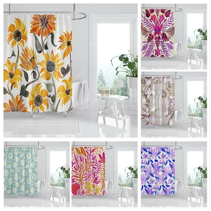 Waterproof fabric shower curtains Bathroom curtain accessories Bath curtain for shower 180x200cm 240*200 anime boho decoration