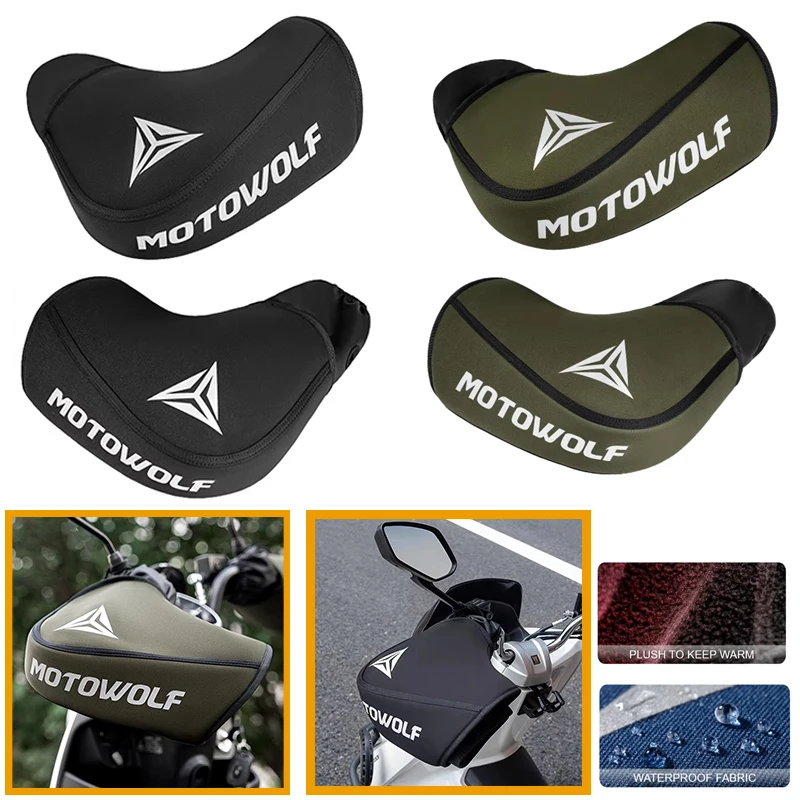 

Motorcycle Handlebar Muffs Winter Reflective Mitts Warmer Gloves Waterproof Handmuffs Bicycle Handle Cover Hand Covers Warmers