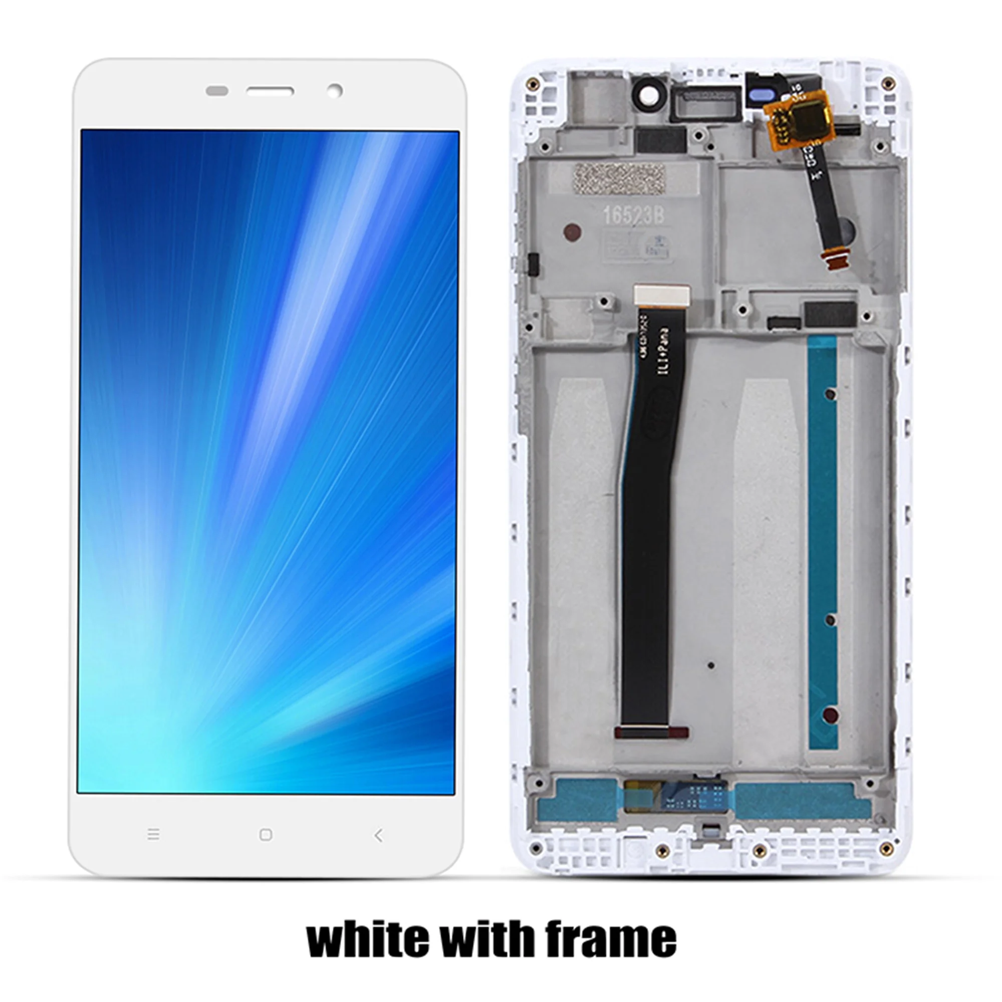 For xiaomi redmi 4a lcd screen display touch digitizer assembly for 5.0 inch xiaomi redmi 4a phone with frame