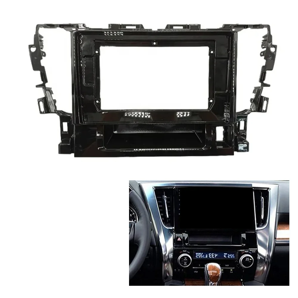 

TK-YB hot sale auto parts 10.1 inch radio video dashboard for Toyota Alpha 2018 car Dah kit panel multimedia audio player frame